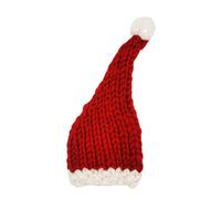 Décorations de Noël - Chapeau en laine pour parent-enfant - Longue queue de Noël - Protection des oreilles - Pour Halloween