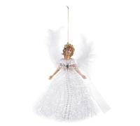 Décorations de Noël d'anges : ange de Noël sur l'arbre, images d'ange de Noël sur l'arbre, ornements de Noël pour anges sur l'arbre, ornements suspendus d'ange ailé pour arbres de Noël, Consulte la