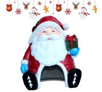 Décorations de Noël d'aquarium, décorations de Noël d'aquarium,Ornement de décoration d'aquarium en résine de dessin animé pour Noël - Aménagement décoratif multifonctionnel pour ac
