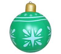 Décorations de Noël - Décoration d'arbre résistante aux ombres - Boules suspendues à paillettes - Construction en plastique - Finition légère et scintillante - Corde à suspendre facile