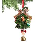 Décorations de Noël, décorations de sapin de Noël, breloques à suspendre en forme d'arbre de Noël, décorations de Noël, cure-pipes à suspendre pour arbre de voiture