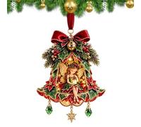 Décorations de Noël Décorations Suspendables avec Cloche Féérique et | Ornements De Noël Pour Sapins Maison Extérieur Jardin Patio Mur Hiver Vacances Fêtes C