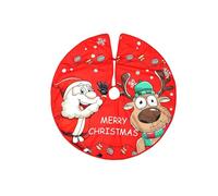 Décorations de Noël d'extérieur pour la maison Décorations de Noël en plein air pour la maison Jupe de sapin festive A of avec motifs Parfait pour créer des souvenirs magiques cette saison (B, 90 cm)