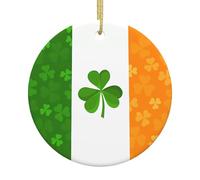 Décorations de Noël drapeau irlandais, décorations de sapin de Noël, cadeaux pour maman, idée cadeau unique, parfaites pour les fêtes de vacances, arbre, fenêtre, décoration murale
