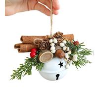 Décorations de Noël écologiques avec cloches, bois de pin, pommes de pin pour décorations de vacances, cloches pour la maison, la boutique de Noël
