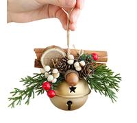 Décorations de Noël écologiques avec cloches, bois de pin, pommes de pin pour décorations de vacances, cloches pour la maison, la boutique de Noël