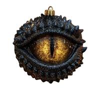 Décorations de Noël en acrylique 2D - Motif œil de dragon - 9 cm - Pendentif arbre réaliste - Décoration festive à suspendre - Décoration murale décorative pour chambre à coucher, balcon, porte