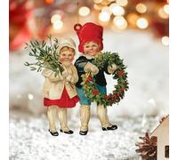 Décorations de Noël en acrylique 2D pour enfants, décorations pour sapin de Noël, cadeaux d'anniversaire à suspendre pour Noël, Nouvel An, vacances, cadeaux d'anniversaire pour enfants