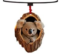 décorations de Noël en acrylique en forme d'animal - Lot de pendentifs à suspendre 2D pour les fêtes - Décorations de fête transparentes - Pièces d'ornement saisonniers légères - Motifs de