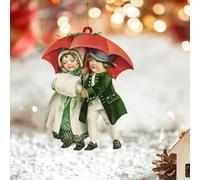 Décorations de Noël en acrylique pour enfants avec parapluie, décorations pour sapin de Noël, Noël, Nouvel An, vacances, cadeaux d'anniversaire pour enfants