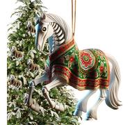 Décorations de Noël en acrylique pour sapin de Noël, décoration de légende plate, décoration de voiture, pendentif d'hiver pour décoration de Noël