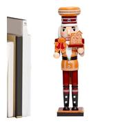 Décorations de Noël en bois en forme de pain d'épice - Décorations de Noël Figures en bois | Figures festives pour la maison, table, étagère vitrine d'entrée