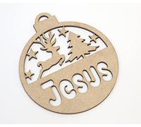 Décorations de Noël en bois personnalisées avec nom. Boules de Noël. Ornement, décoration pour l'arbre de Noël. (Modèle 8)