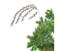 Décorations De Noël En Branches Décoratives - Décorations Tiges Branches Scintillantes | Brindilles Décoratives De Noël,pour l'Extérieur et l'Intérieur durant les Fêtes d'Hiver pour la Table de la Mai