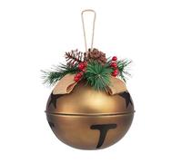 Décorations De Noël En Cloches,Grand Rustique Avec Pommes De Pin - Clochettes Ornements De Sapin De Noël | Pour Décoration Intérieure Extérieure Maison Porte Mur Fenêtre Manteau Ferme Jardin Cour Pati