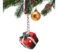 Décorations de Noël en Feutrine Pendentif-Charme de Boîte Réutilisable en | Pendentif Doux de Noël pour fenêtre Thanksgiving vacances anniversaire fête bureaux maison pièce