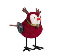 Décorations de Noël en forme d ' oiseaux Décorations de plateau à plusieurs niveaux Figurines d ' oiseaux en peluche pour étagères de fête, cheminées, décorations Figurines d ' oiseaux de Noël avec en