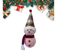 Décorations de Noël en forme de bonhomme de neige d'intérieur - Décoration de vacances éclairée | de vacances de ferme, pour la maison, la chambre à coucher, la bibliothèque, la cheminée, le