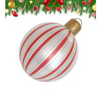 Décorations de Noël en forme de boule gonflable, grandes décorations en PVC pour l'hiver, Halloween, porche, jardin, cour, atmosphère saisonnière de Noël en plein air
