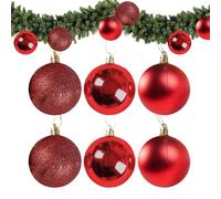 Décorations de Noël en Forme de Boules,Les Boules Incassables de Huit Centimètres en Lot | Décorations de Noël Résistantes aux Chocs | Pour la maison, le lieu de travail, ainsi que les soirées dansant