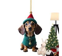 Décorations de Noël en forme de chien pour voiture, décoration et pendentif de voiture, décorations de Noël mignonnes et festives pour les amoureux