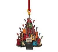 Décorations de Noël en Forme de, décoration d'arbre de Noël Rockin' Autour de la | Pendentif de Voiture de Rock empilable,Ornements créatifs d'instruments de Musique en acryliq