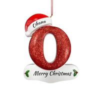 Décorations de NoëL en Forme de Lettres Personnalisées 2025, Décorations de NoëL Personnalisées avec Nom, Cadeaux de Noël pour Décorer Le Sapin de Vos Parents et Amis