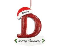 Décorations de NoëL en Forme de Lettres Personnalisées 2025, Décorations de NoëL Personnalisées avec Nom, Cadeaux de Noël pour Décorer Le Sapin de Vos Parents et Amis