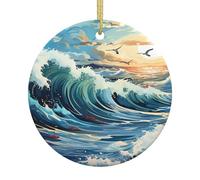 Décorations de Noël en forme de mouette en forme de voilier - Cadeaux pour maman, cadeaux de Noël, idée cadeau unique, parfait pour les fêtes de fin d'année, arbre, fenêtre, décoration murale