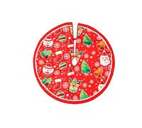Décorations de Noël en plein air pour la maison Décorations de Noël en plein air pour la maison Jupe de sapin festive avec motifs Parfait pour créer des souvenirs magiques cette saison (C, 90 cm)