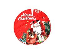 Décorations de Noël en plein air pour la maison Décorations de Noël en plein air pour la maison Jupe de sapin festive avec motifs Parfait pour créer des souvenirs magiques cette saison (A, 90 cm)