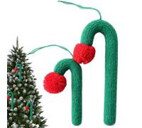 Décorations de Noël en Sucre d'orge, Guirlande en Feutre Faite à la Main, décoration Festive pour cheminées, fête d'anniversaire, Amis, Famille, camarades de Classe