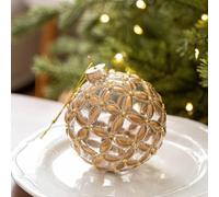Décorations de Noël en verre transparent pour sapin et décoration d'intérieur, convient pour les vacances, y compris les mariages, les fêtes et les projets créatifs de bricolage (style B)