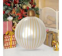 Décorations De Noël Extérieur Boules,Ornements Jardin Gonflables Ballons - Décorations PVC pour Extérieur Fêtes De Noël Et Jardin Votre Décoration Saisonnière Année Après Année sans Perte D'écl