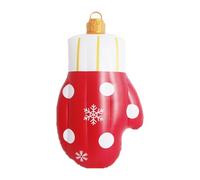 Décorations de Noël gonflables - Boule de Noël gonflable, pendentif géant en PVC pour cour | Décorations à thème pour pelouse, porche, terrasse, fêtes en plein air, cour, jardin, vacances, rebords de