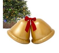 Décorations de Noël Gonflables,Décoration de Clochettes de 56 cm avec Noeud pour Extérieur | Centre de Table Globe Ballon pour Fêtes Hivernales Extérieur Jardin Pelouse Porche Porte Fenêtre | Piscine