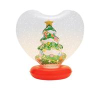 Décorations de Noël Gonflables - Décoration de Noël en forme de cœur éclairée | Ballon soufflable avec figure intérieure et télécommande | Pour extérieur jardin Patio et plage