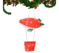 Décorations de Noël gonflables d'extérieur | Décorations de Noël à suspendre pour Noël, décoration de vacances en forme de vaisseau spatial pour mur, fenêtre, porte, cheminée, cour, jardin, mariage