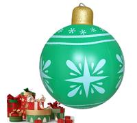 Décorations de Noël Gonflables Géantes | Ornements Soufflés pour Extérieur | Boules Décoratives Fêtes PVC pour Présentation - Jardin Porche Fêtes