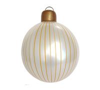 Décorations de Noël gonflables, grandes boules gonflables, matériau PVC avec coutures renforcées, installation facile, décoration de vacances en plein air, accessoire de cour festif pour fête de Noël