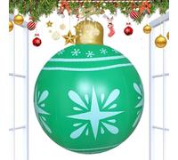 Décorations De Noël Gonflables | Ornements Soufflés pour Extérieur | Ornement Boule Surdimensionné PVC pour Arbre de Fête Pelouse Porche,pour Célébrations Rassemblements Familiaux
