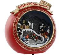 Décorations de Noël Home ESPRIT Rouge Or Musical 26,5 X 24 X 27 cm