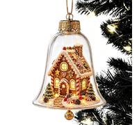 Décorations de Noël lumineuses, décoration pour chambre avec scène de Noël | Ornements de Noël lumineux avec histoires pour décorateurs, locaux, maison, bureau, salon, salle de tes