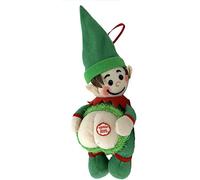 Décorations de Noël Lutin pétillant - Décoration Amusante pour Sapin de Noël - Cadeau Coquin mais Joli Cadeau Gag - Il pète Le Pont de la Chanson dans Les Halls Lorsque Vous Appuyez sur Son Corps -