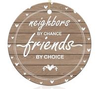 Décorations de Noël Meilleurs Cadeaux pour Les voisins Bons voisins, Cadeaux Amusants pour Les voisins Cadeaux pour Les voisins Décorations de Noël 2024, Convient aux voisins, aux Femmes, aux Amis