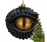 Décorations de Noël - Ornement De Décorations Hivernales en Acrylique 2D,Pendentif Œil De Dragon De Noël | pour Appui de Fenêtre, Chambre, Balcons, Mur, Jardin, Cour, Allée,