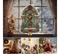 Décorations de Noël,Ornements de Scène de Prière Jésus de Noël | Ornements Acryliques 2D pour Fêtes Cadeaux Femme Mère Amis Famille Père