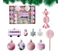 Décorations de Noël,Ornements pour Arbre de Noël | Pendentifs Boule Donut pour Fête Saison Festive Maison Hôtel