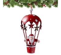 Décorations de Noël, pendentif bonhomme de neige, Père Noël, parachute | Décorations de Noël fantaisistes à suspendre pour balcon, escalier, terrasse, fenêtre, porte d'entrée, fête de vacances