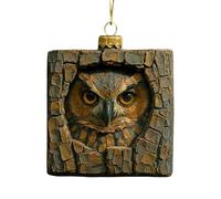 Décorations de Noël | Pendentifs en acrylique 2D | Animals Figure Charme de Noël | pour Living Roo m Bedroom Entryway Door Mantel Balcony Desk Office Holiday Party Family Friends